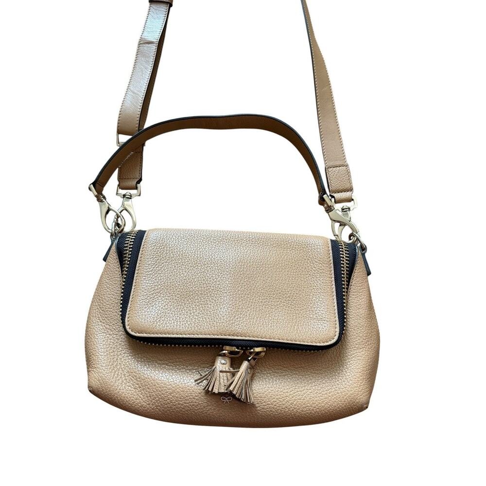 ANYA HINDMARCH Maxi Zip Leather Crossbody Bag